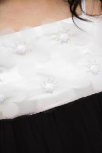 petals motif dress